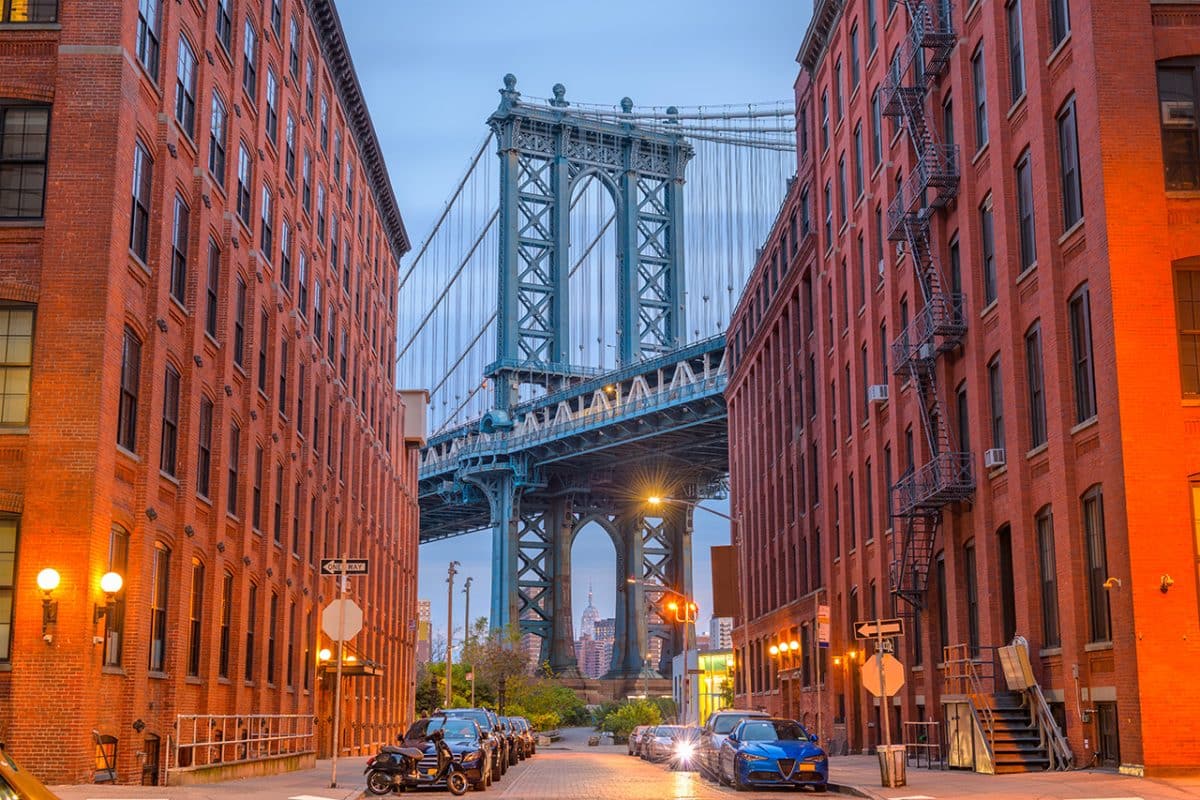 Brooklyn bridge from DUMBO
Credit Photo SeanPavone via Envato
