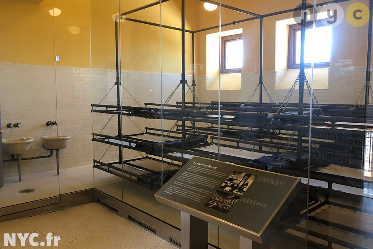 Ellis Island New York
Dormitory room