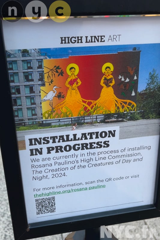 High Line Art installe di Rosana Paulino