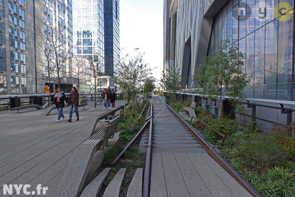 High Line nel quartiere di Hudson Yards