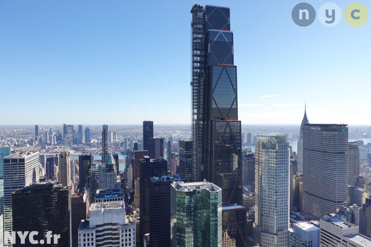 Vista del edificio Chrysler desde el Top of the Rock