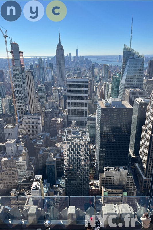 vista desde el skylift del Top of the Rock