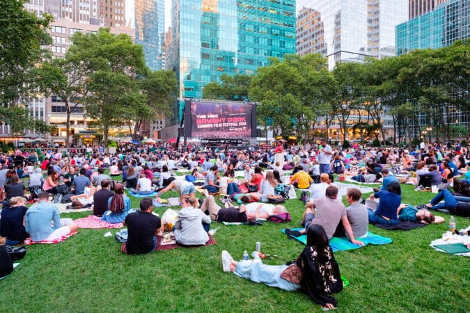 bryant park summer film festival