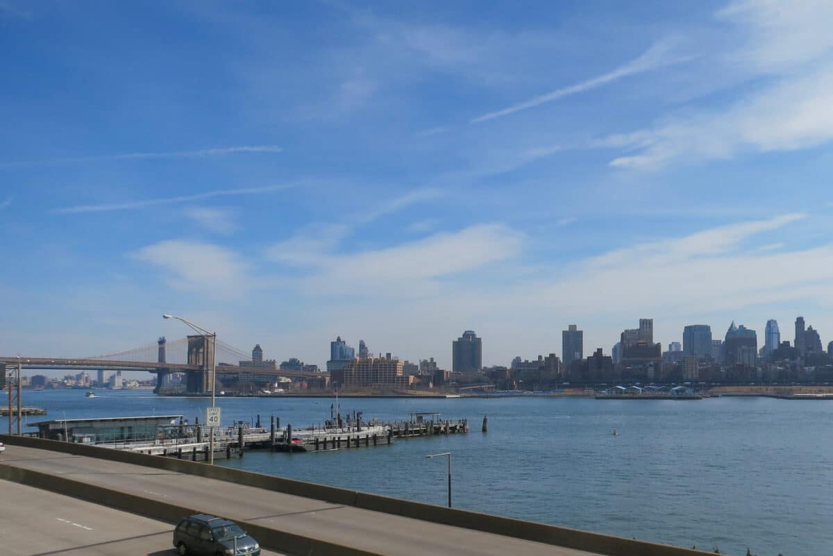 Elevated acre South Street Seaport Manhattan