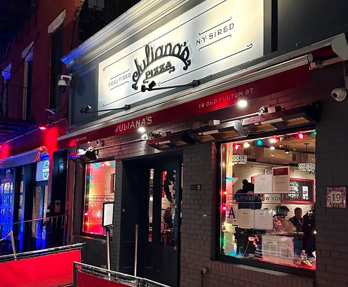 Juliana's pizza, dumbo