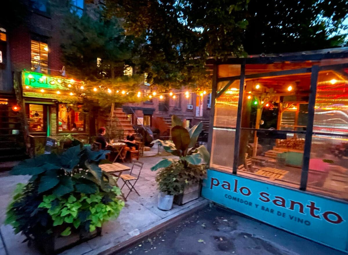 Palo Santo restaurant