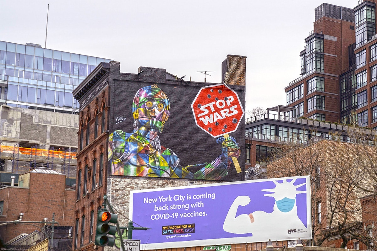 stop wars Kobra Greenwich Village