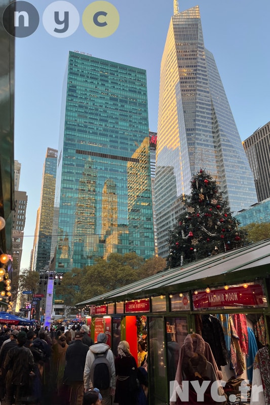 Bryant Park Christmas markets