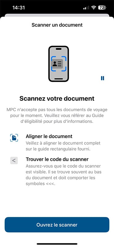 Documento de digitalização MPC