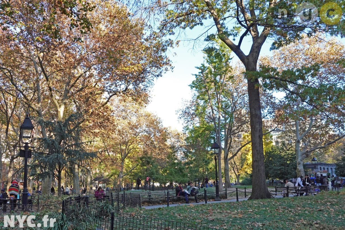 Washington Square Park en otoño