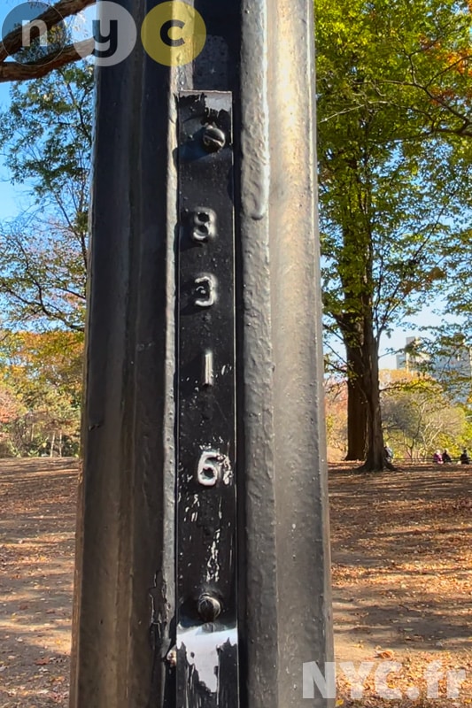 postes de iluminação do Central Park