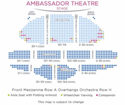 Map Ambassador Theater
