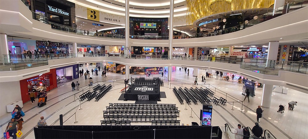 interior del American Dream Mall
