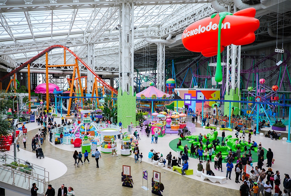 parque temático Nickelodeon Universe

