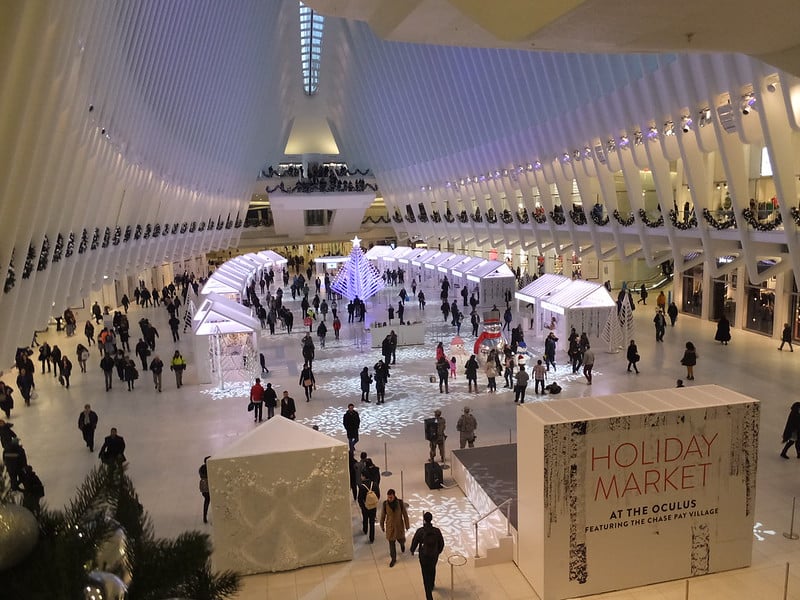 Oculus Christmas market New York