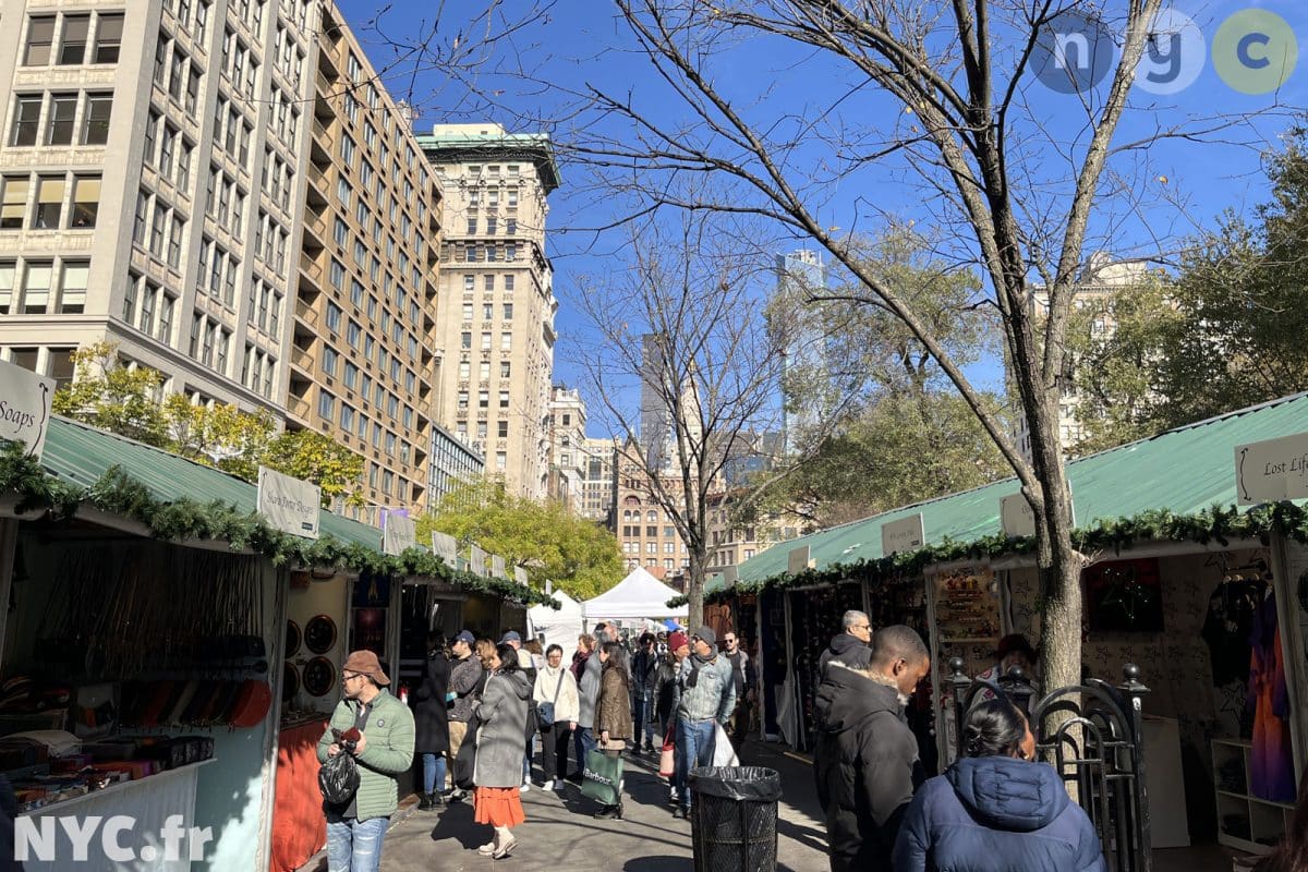 Union Square Christmas market New York