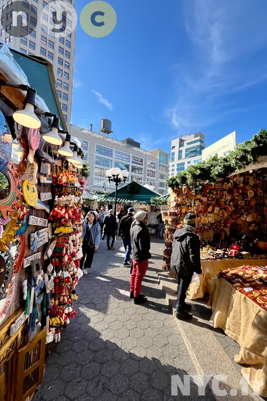 Union Square Christmas market New York