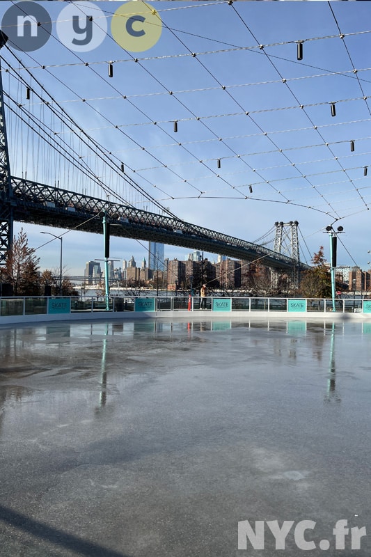 ice rink domino park williamsburg new york
