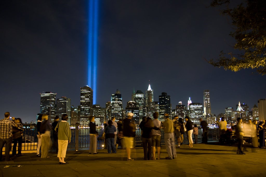 Tribute in light Brooklyn heights
