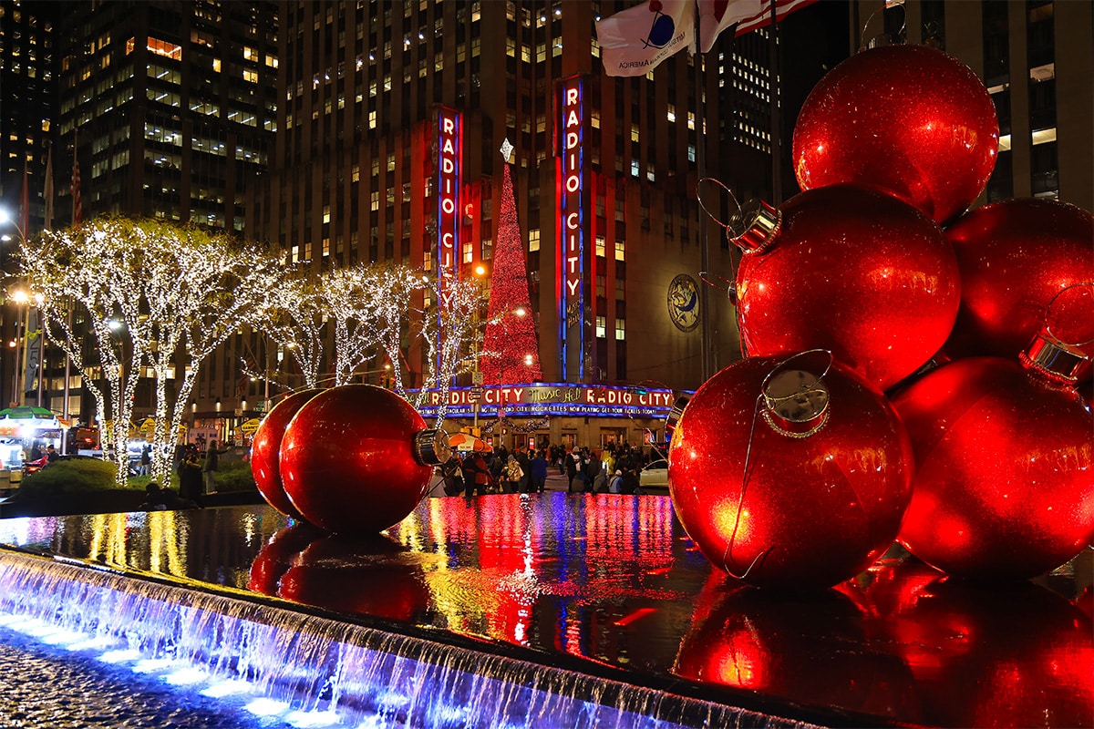 Radio city hall Christmas New York
